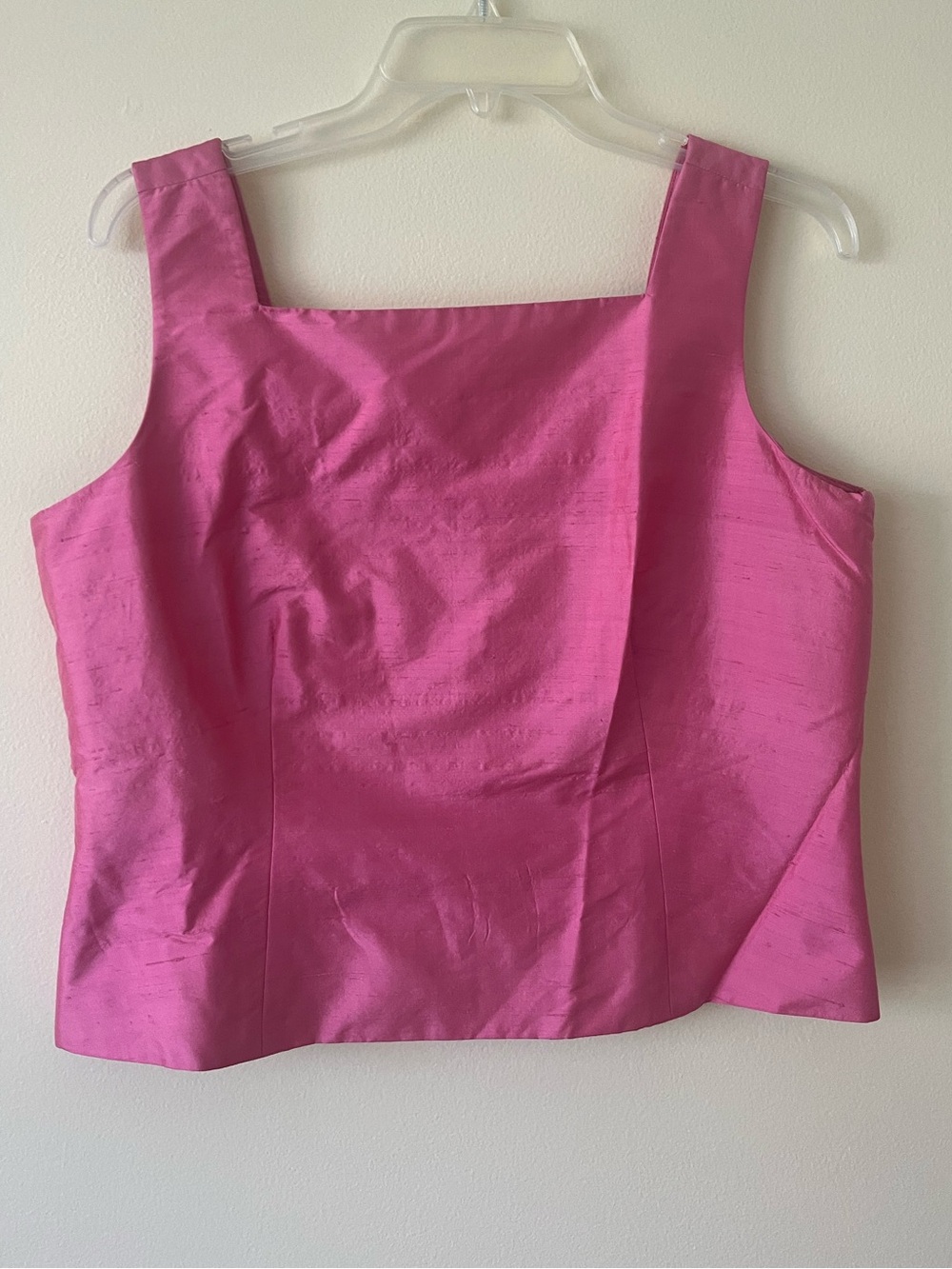 Carlisle vintage silk pink skirt & crop sleeveless top 12